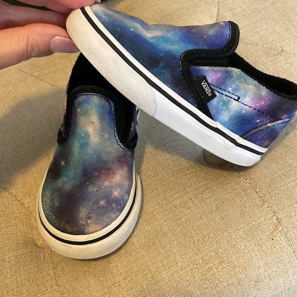 Vans Kids Galaxy Sneakers - Blue and Purple - Picture 3 of 5